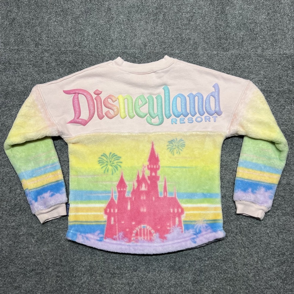 Disneyland Resort Spirit Jersey Sweatshirt Kids Small 5-6Y Multicolor Castle